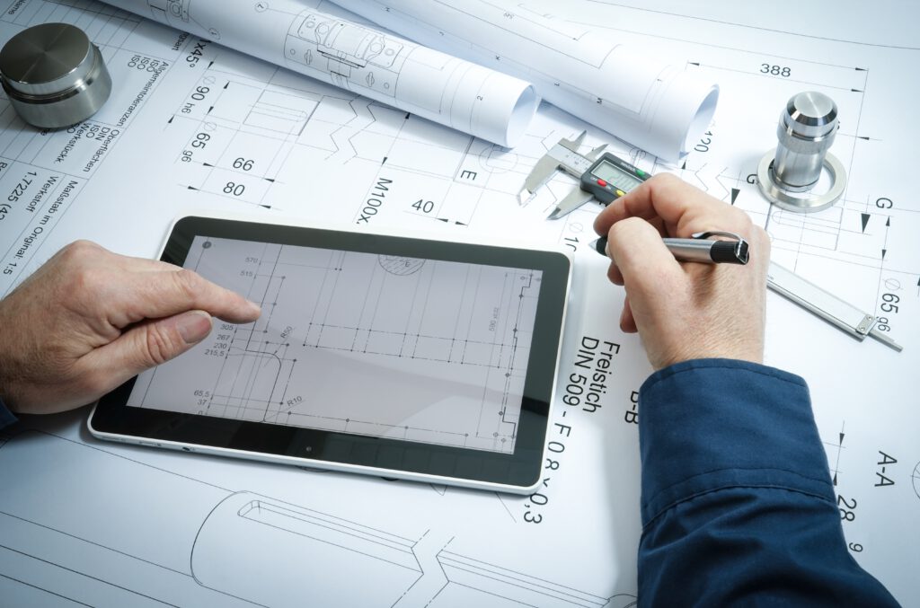 Technisches Zeichnen am Tablet