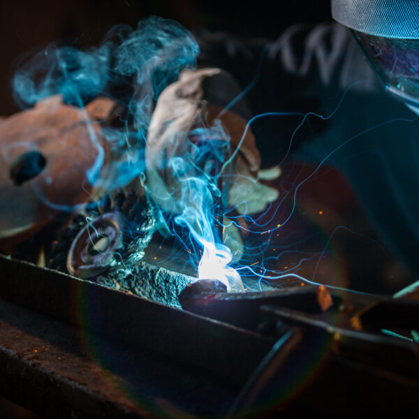 Schweißer in Aktion