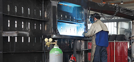 Schweißer in Aktion Schweißer in Aktion